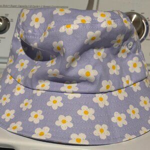 Ulta Lavender Bucket Hat with White Flowers